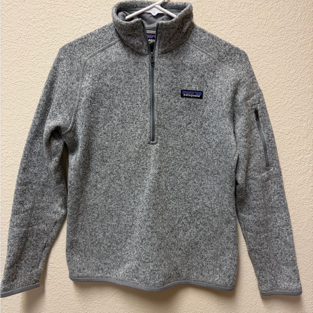 Patagonia Men's Zip-Up Sweater in Gray